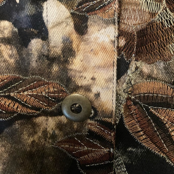 Chico’s Patterned Jean Jacket - Picture 8 of 8